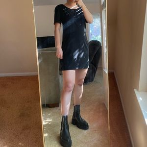 Urban Outfitters Black Mini Shift Dress